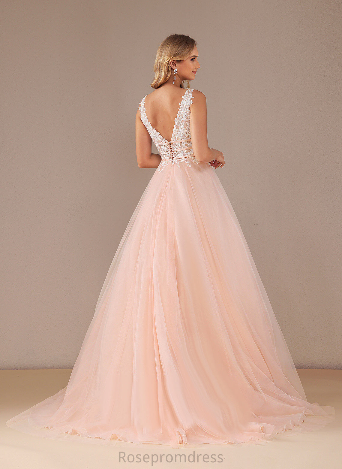 Lace Lace Train Wedding Wedding Dresses Court V-neck Tulle With Jaliyah Dress Sequins Ball-Gown/Princess