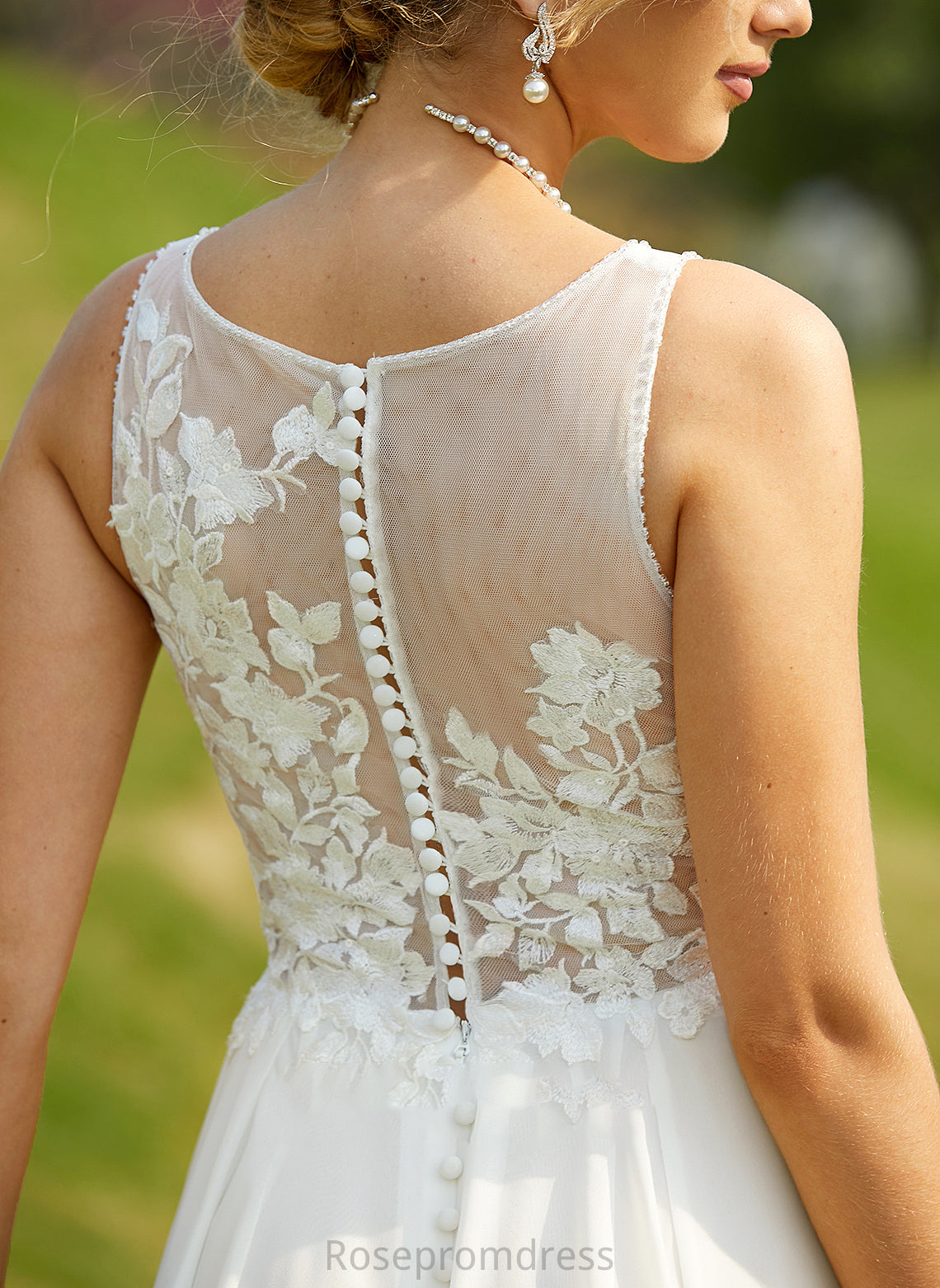 Guadalupe With V-neck Beading Sequins Court Train Dress A-Line Wedding Dresses Wedding