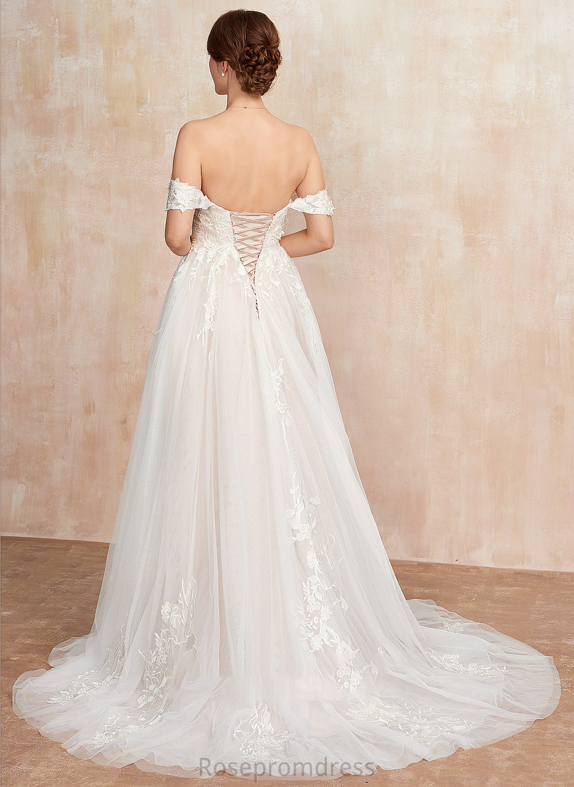 Halle Sweep Tulle Wedding Dresses Sweetheart Train Dress Wedding Ball-Gown/Princess