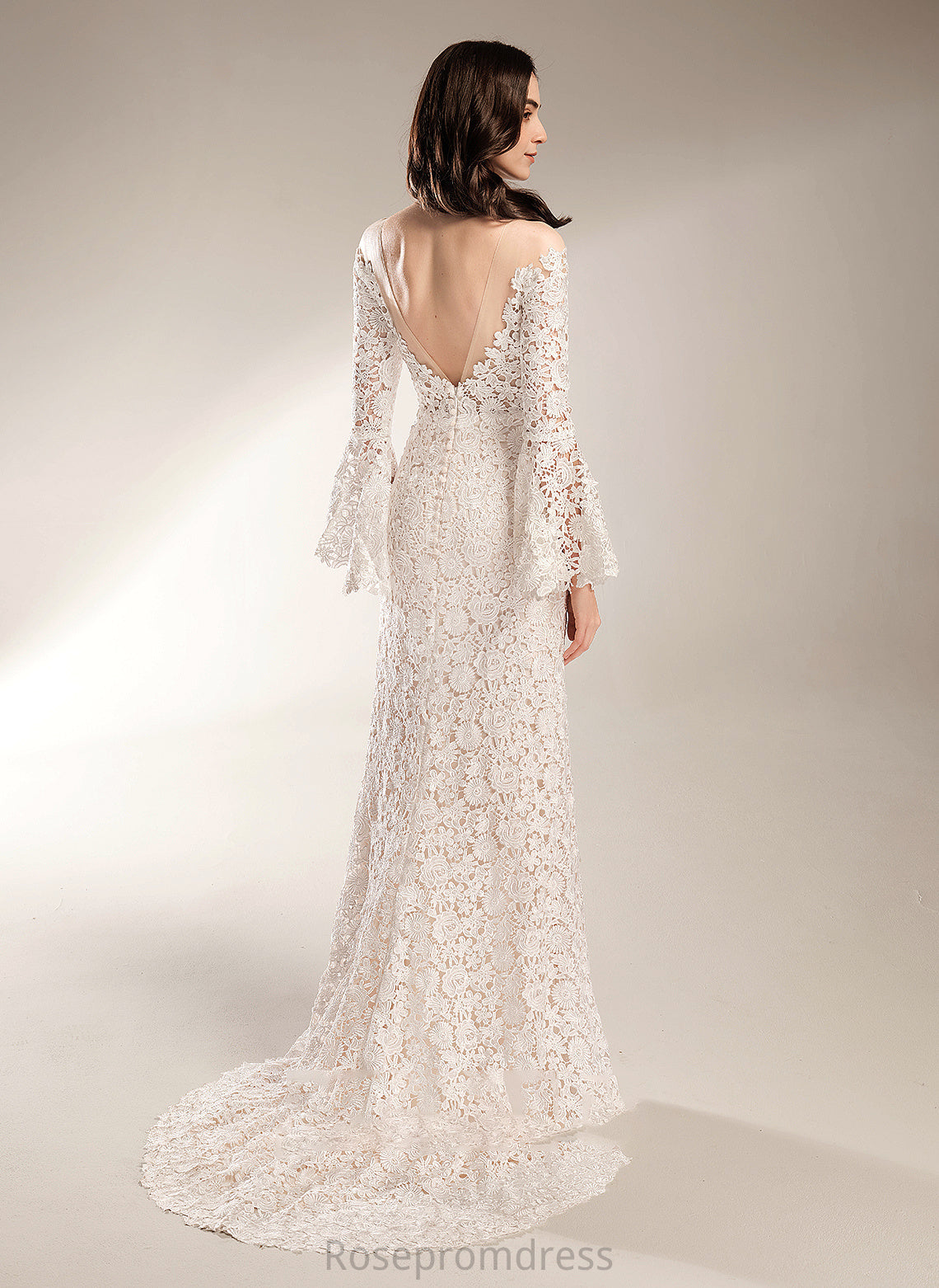 Court Train Trumpet/Mermaid Wedding Julianna Wedding Dresses Dress Illusion
