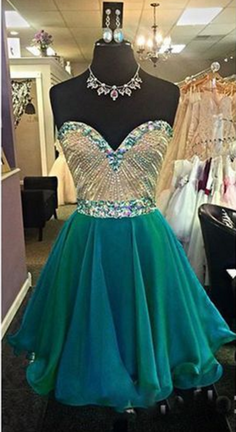 V-Neck Gorgeous Chiffon Popular Juniors Cheap Short Cute Homecoming Dress RS19