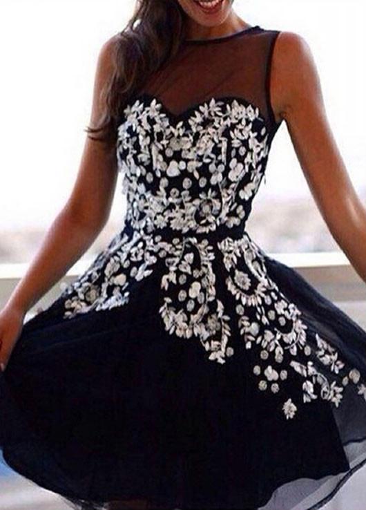 Top Selling Gorgeous Beading Knee Length Short Party Dresses Homecoming Dresses RS559