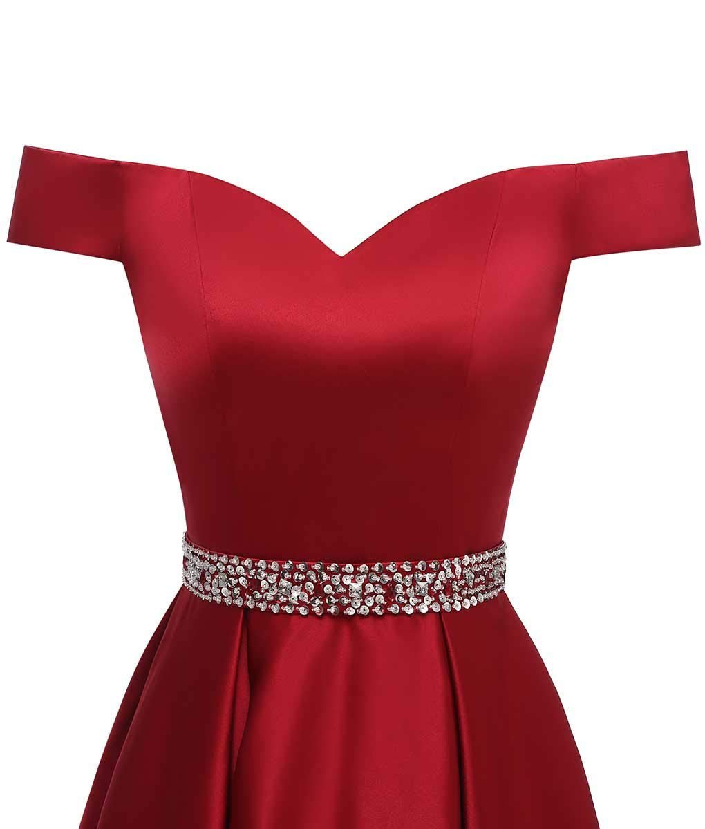 Royal Blue Short Beaded Prom Dresses Off The Shoulder Backless Homecoming Dress H1171