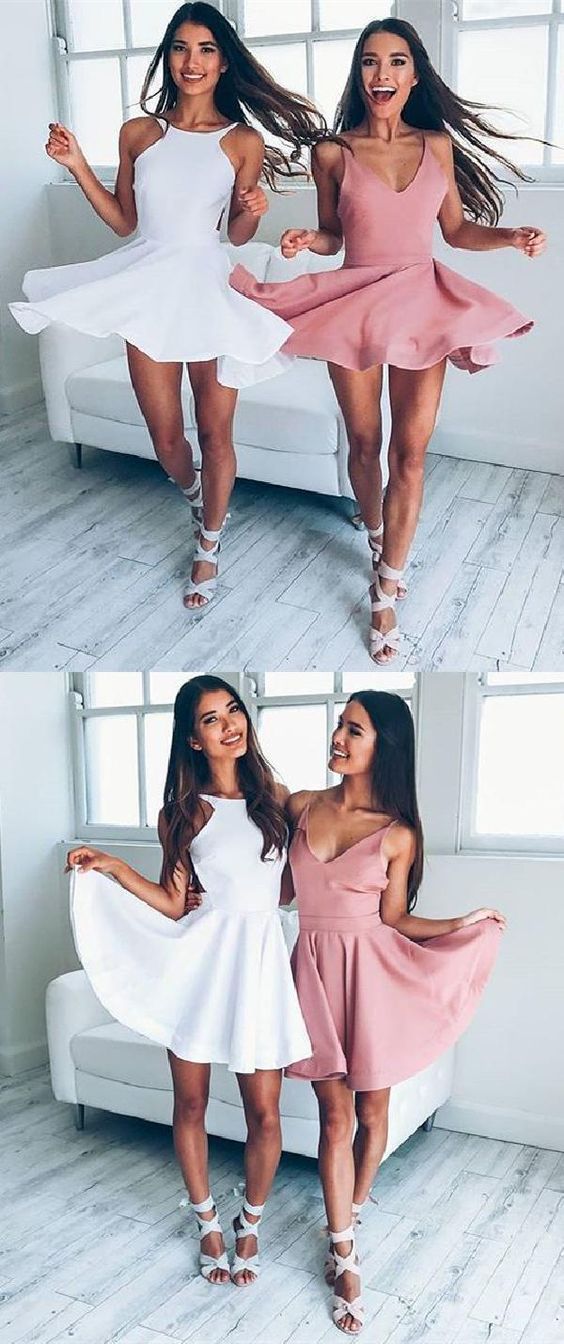 Homecoming Dresses Abagail Excellent Short White Short CD100