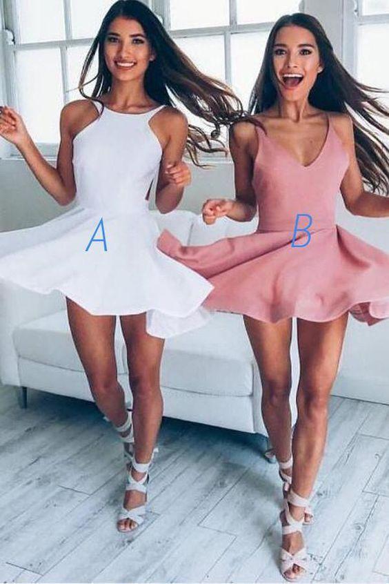 Homecoming Dresses Abagail Excellent Short White Short CD100