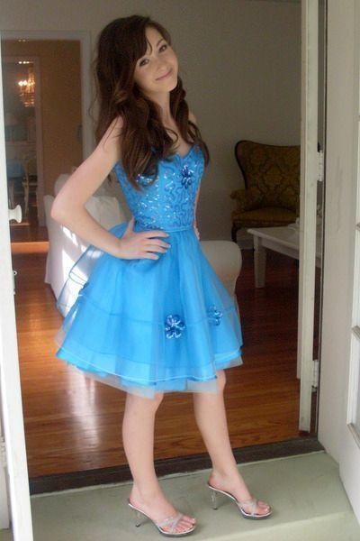 Blue With Homecoming Dresses Adrianna Tulle Cute CD10934