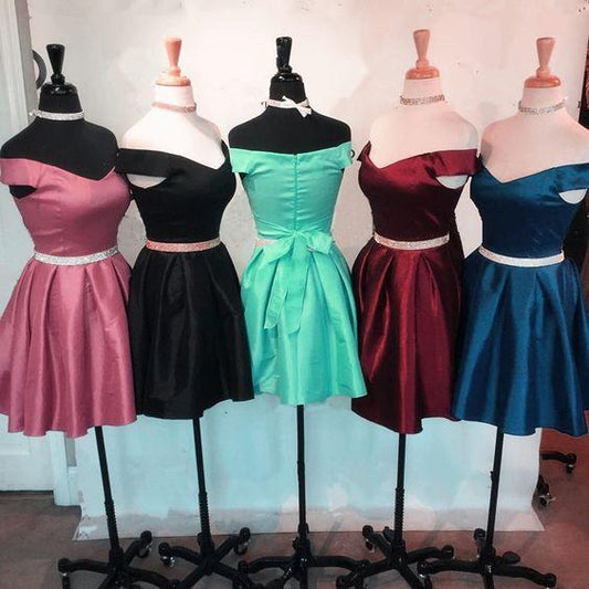 V Homecoming Dresses Riya Neck Cheap CD11932