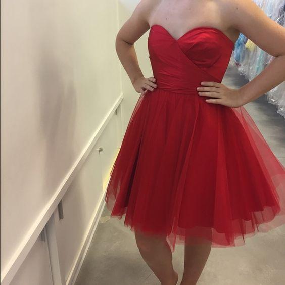 Princess Short Sweetheart Red Marissa Homecoming Dresses CD11933