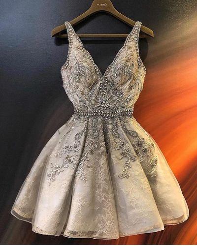 V-Neck Homecoming Dresses Ryleigh Party Dress CD11978