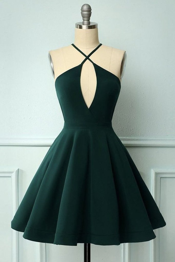 Dark Green Sienna Homecoming Dresses Formal Graduation CD12102