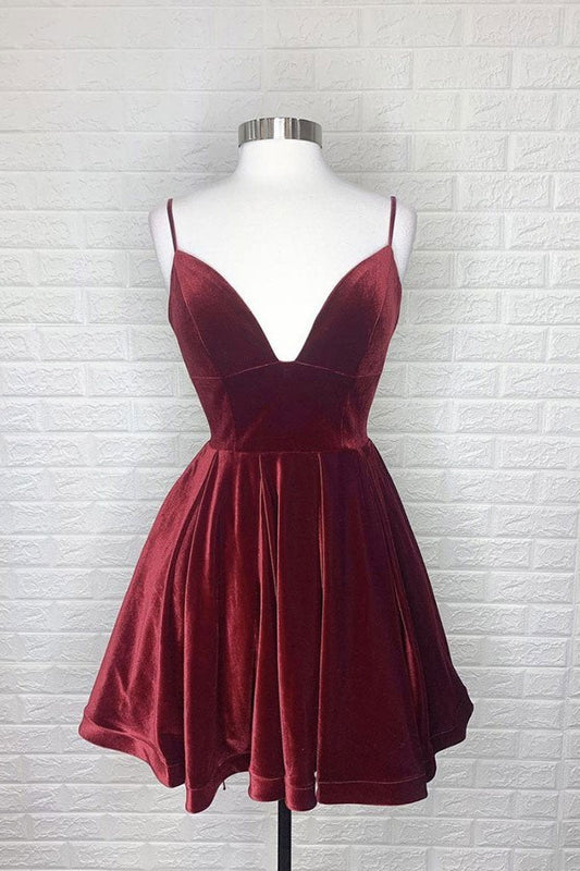 Yasmine Homecoming Dresses BURGUNDY CD12179