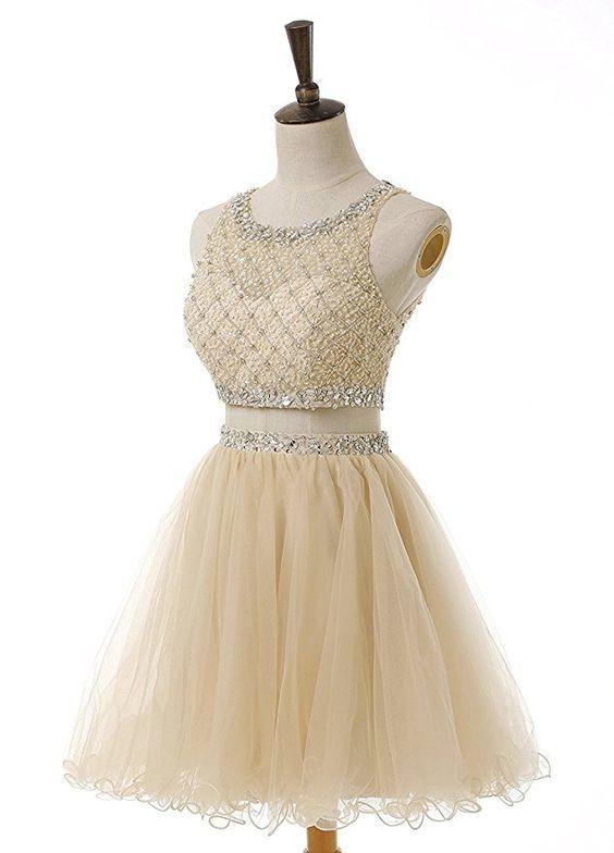 2 Piece Sparkle Sweet 16 Homecoming Dresses Gillian Dress