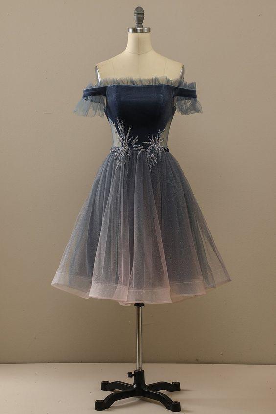 Off The Nola Homecoming Dresses Shoulder Short CD13149