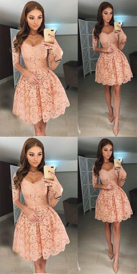 Junior Lace Homecoming Dresses Gisselle Gowns CD159