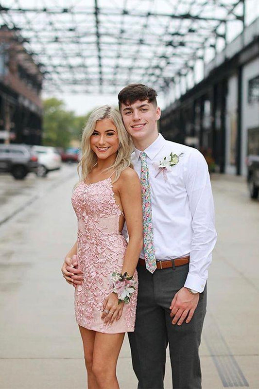 Look Pink Homecoming Dresses Alessandra Couples CD19019