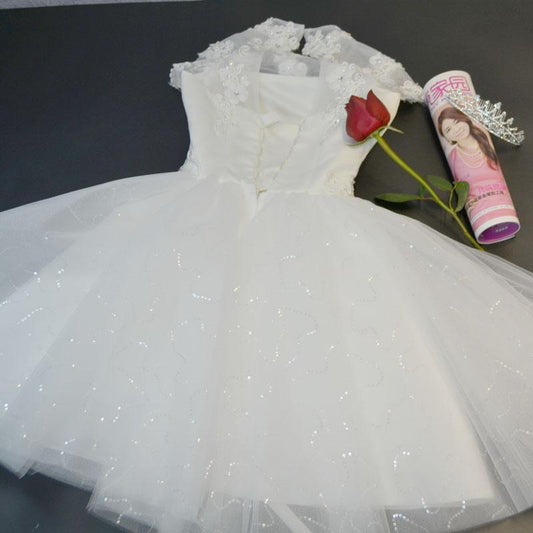 Lovely White Short Teen Graduation Homecoming Dresses Anika Dresses White Tulle CD2297