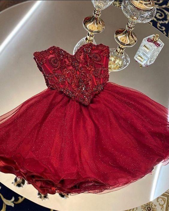Short Red Luna Homecoming Dresses CD23677