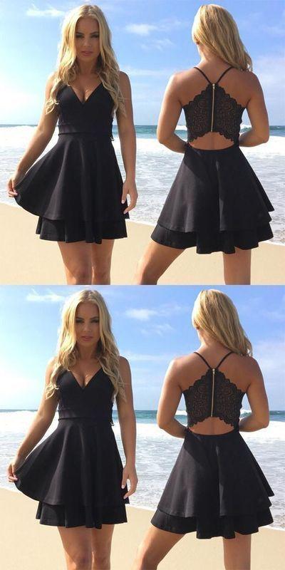 Casey Homecoming Dresses Lace Sleeveless CD253