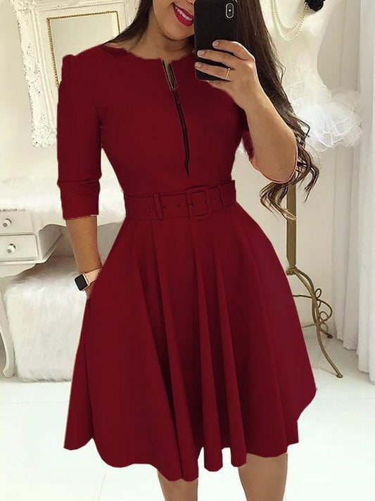 Homecoming Dresses Yadira Burgundy Short CD2572