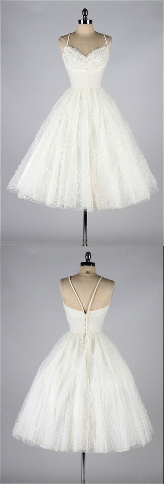 Tulle Short Elegant Homecoming Dresses Lace Erin CD325