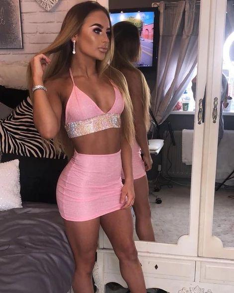 Two Homecoming Dresses Johanna Piece Mini CD3389