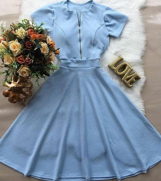 2024 Blue Karli Homecoming Dresses A Line CD3667