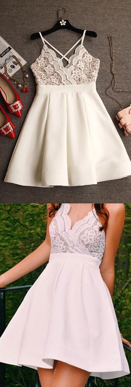 Homecoming Dresses Janice White Short CD373