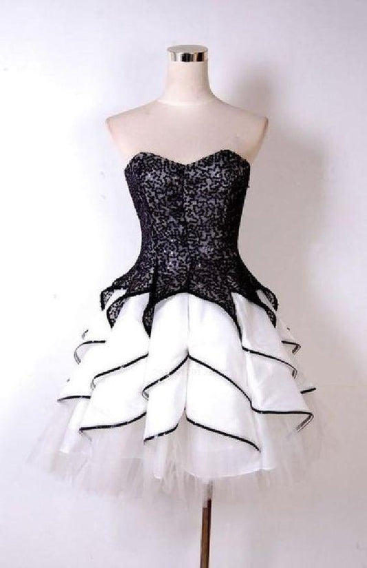 Hot Sale Absorbing Black Louise Homecoming Dresses Lace Cute CD4064