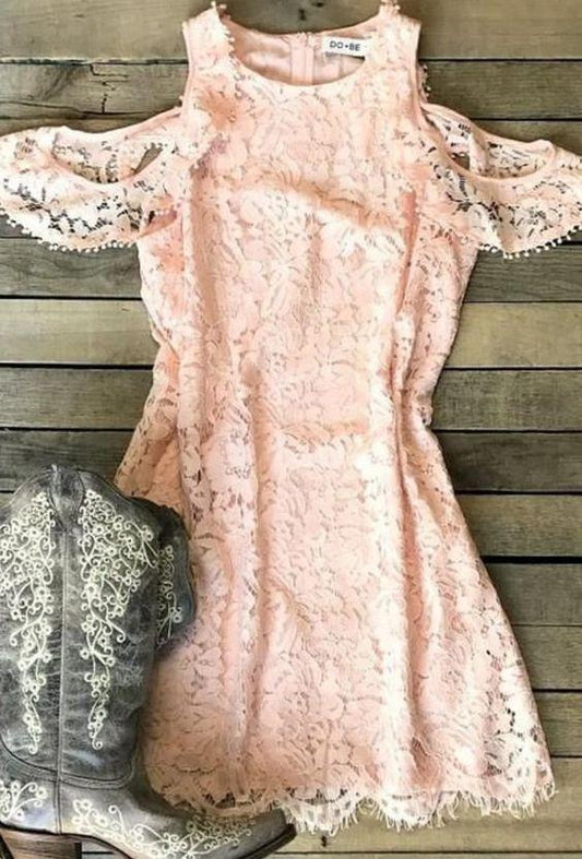 Lace Homecoming Dresses Ellie A-Line CD4262