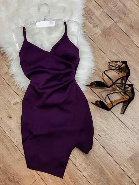 Purple Homecoming Dresses Adeline CD4266
