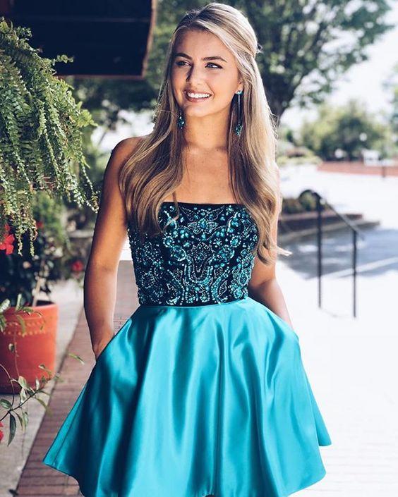 Strapless Homecoming Dresses Pauline CD4353