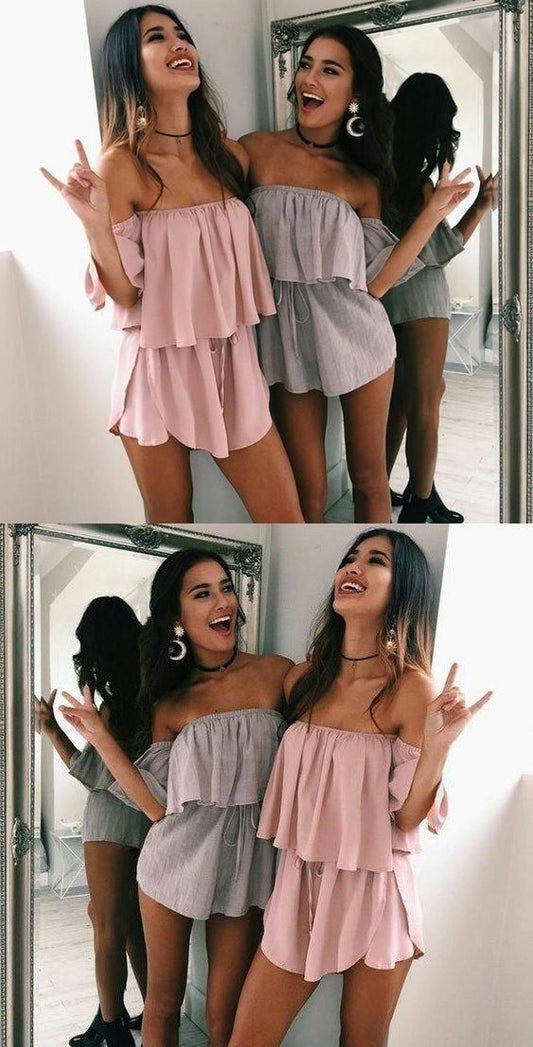 Off The Undine Cocktail Homecoming Dresses Shoulder Sexy Dresses CD4359