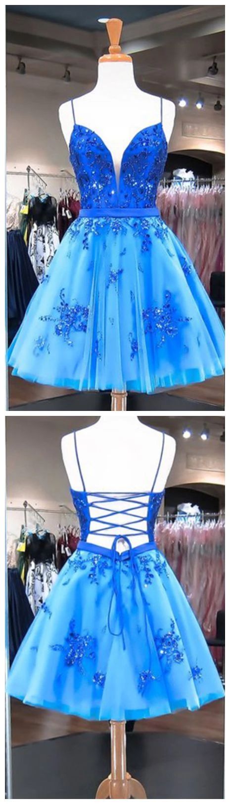Sexy With Rhinestones Beaded Homecoming Dresses Heidy CD4403