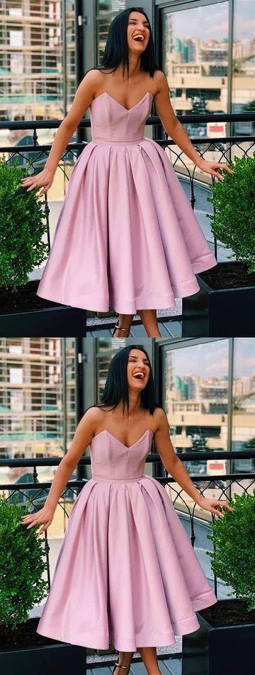 Sweetheart Eleanor Homecoming Dresses Neck Short CD4541