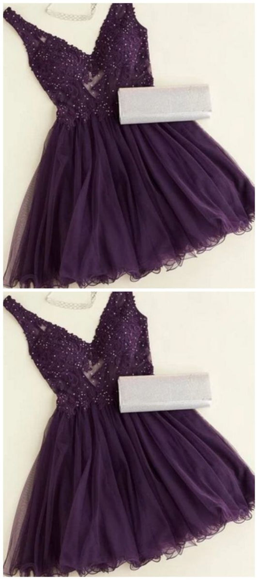 Purple Homecoming Dresses Jaylyn CD4611