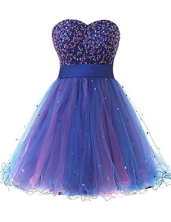 Beaded Short Michaela Homecoming Dresses Graduation Dresses CD5649