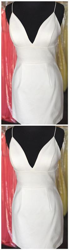 Homecoming Dresses Celeste White Tight CD864