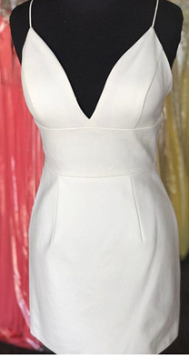 Homecoming Dresses Celeste White Tight CD864