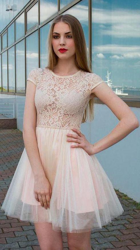 2024 Homecoming Dresses Sanaa Lace CD9099