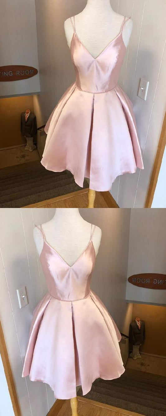 V-Neck 2024 Homecoming Dresses Alina CD91