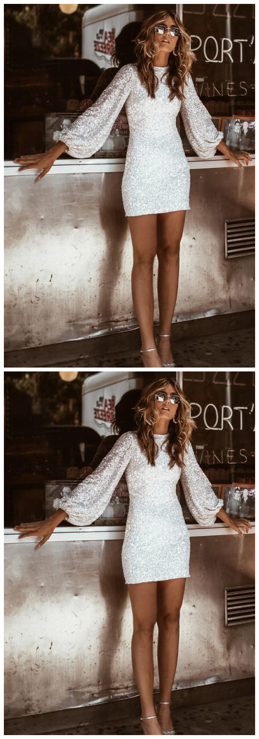 Brylee Homecoming Dresses Sparkling Dress Short CD965