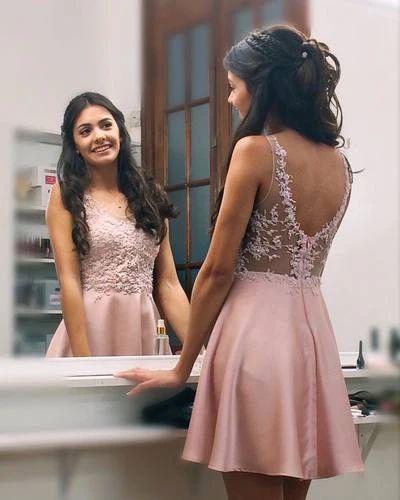 Appliques Short Party Dresses Graduation Dress Homecoming Dresses Sienna CD9900