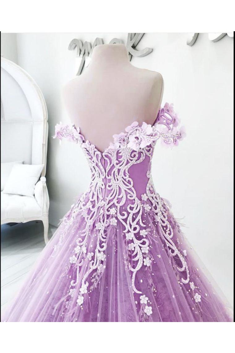 Off The Shoulder Gorgeous Long Prom Dress Charming Formal Dress With SRSPKXA1PHA