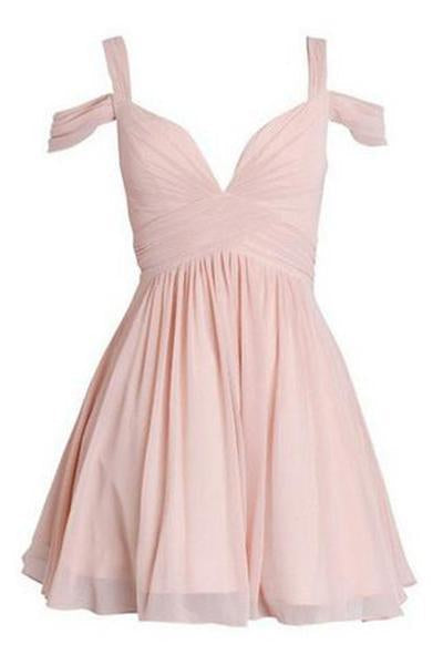 Pink Homecoming Dresses With Silver Beading Short Black Prom Dress RS331