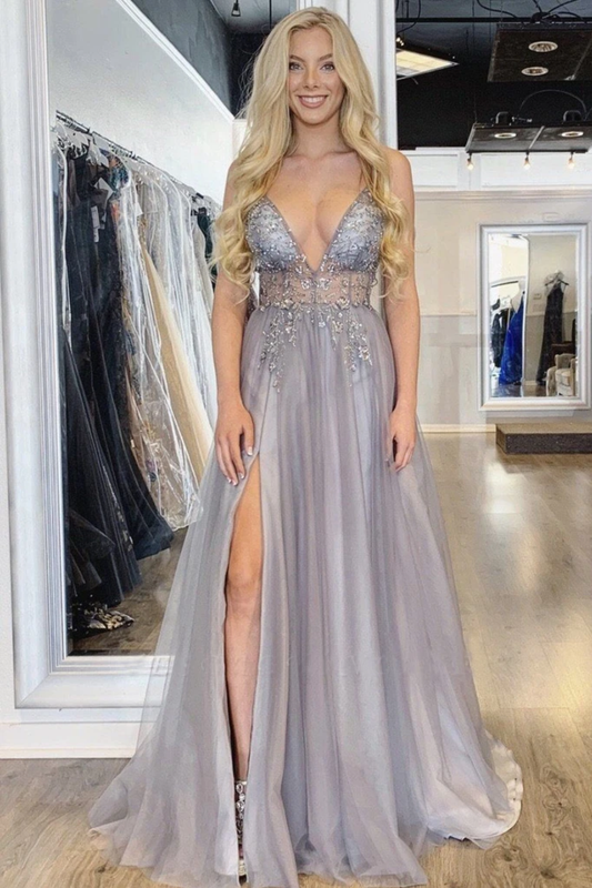 Sexy Spaghetti Straps Floor Length Beading Prom Dress With Rhinestone Long Evening SRSPLRDFBQB