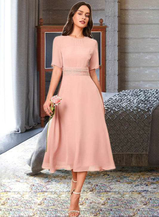 Tess A-Line Knee-Length Bridesmaid Dress SRSP0012894