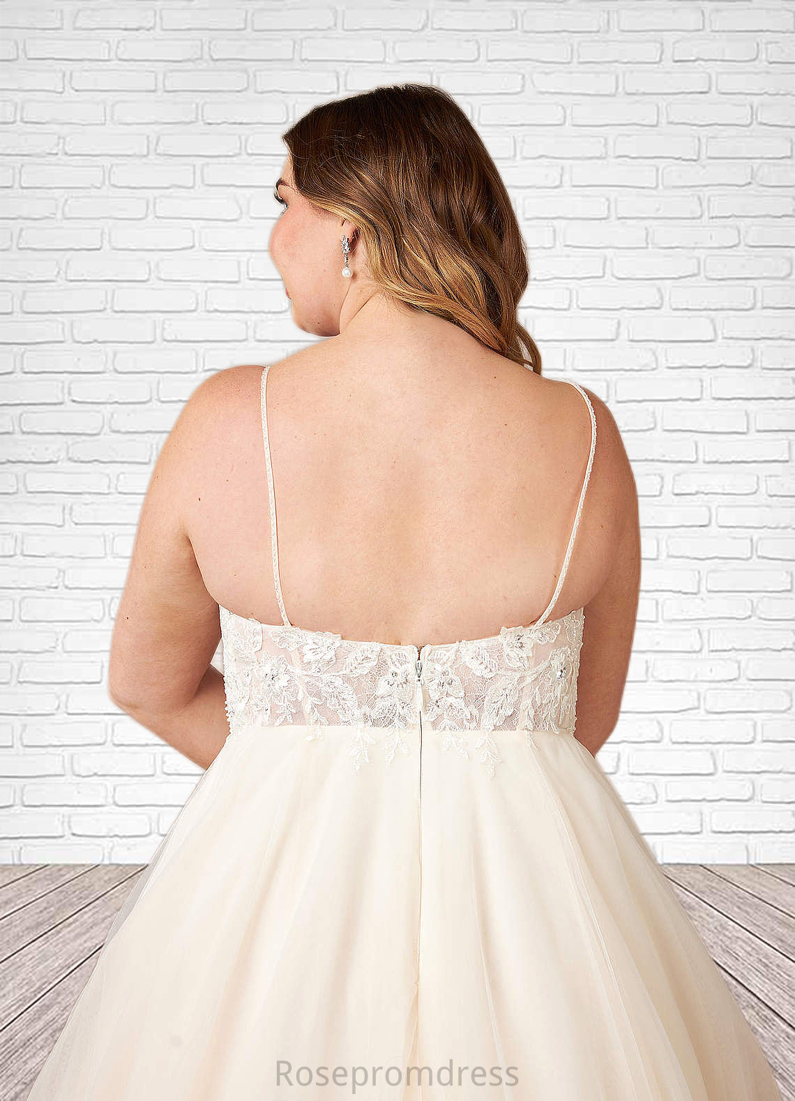 Cheyenne A-Line Sequins Tulle Chapel Train Dress SRSP0020045