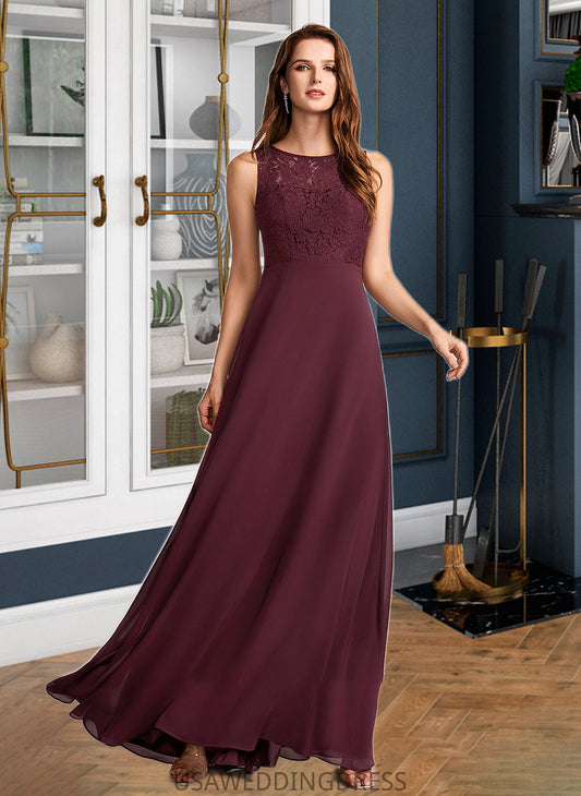 Adrianna A-Line Floor-Length Bridesmaid Dress DSP0013118