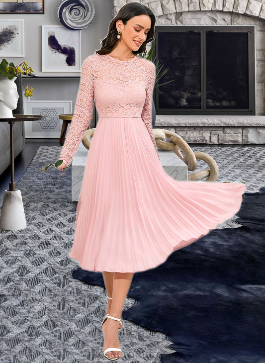 Deborah A-Line Knee-Length Bridesmaid Dress SRSP0013126