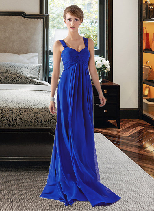 Kaelyn Chiffon Floor-length Empire Sweetheart Bridesmaid Dress DSP0013212